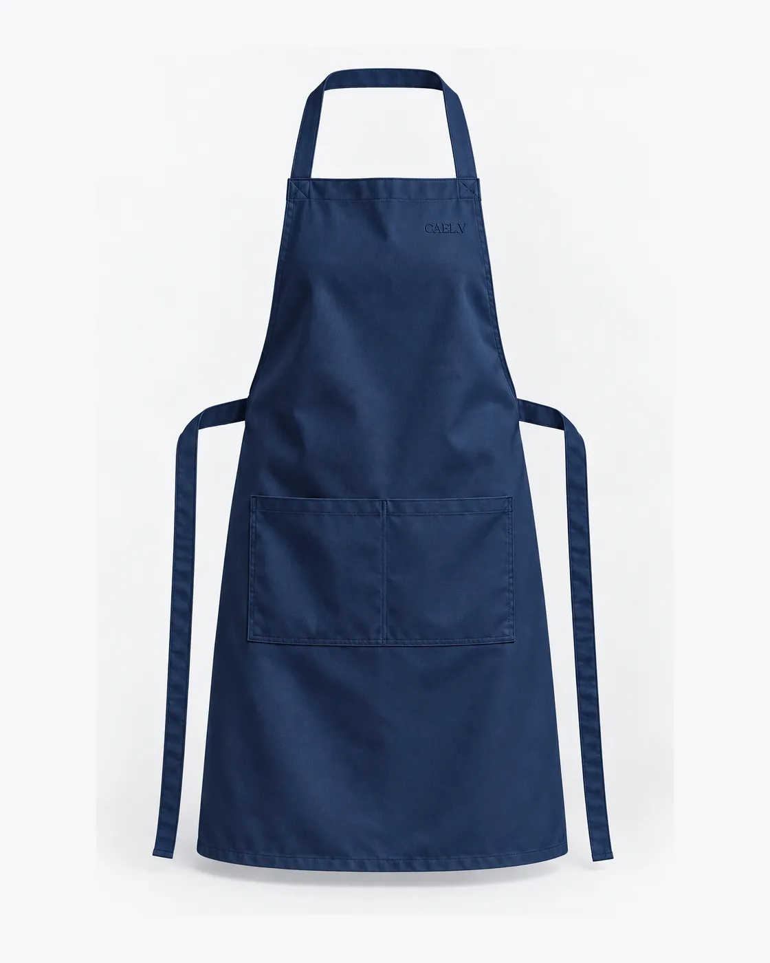 Classic Bib Apron — Front · Navy