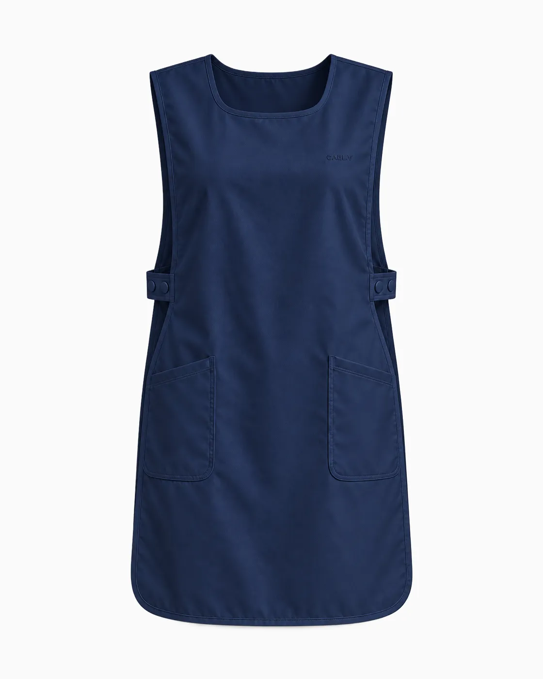 Tabard Apron — Front · Navy