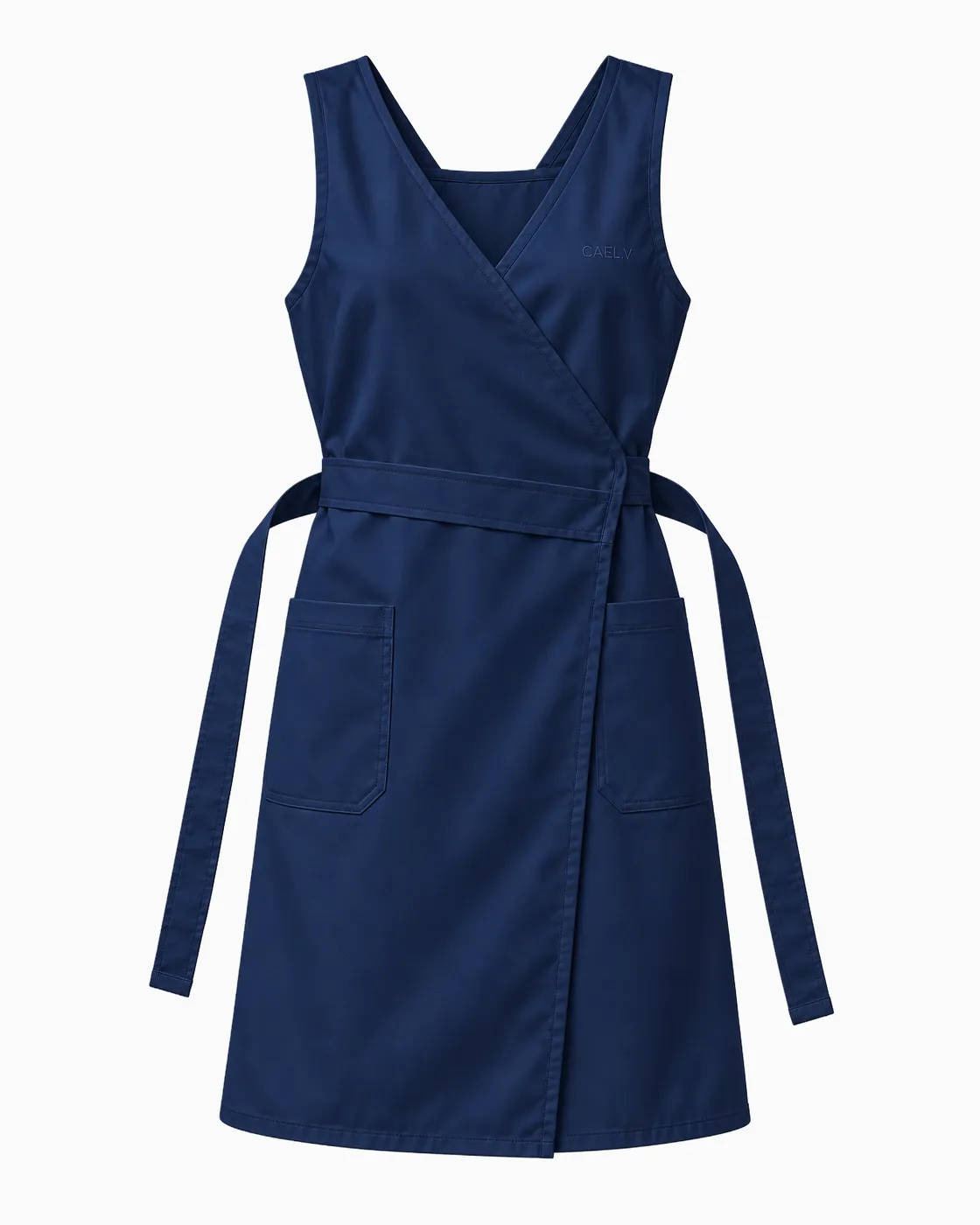 Wrap Apron — Front · Navy