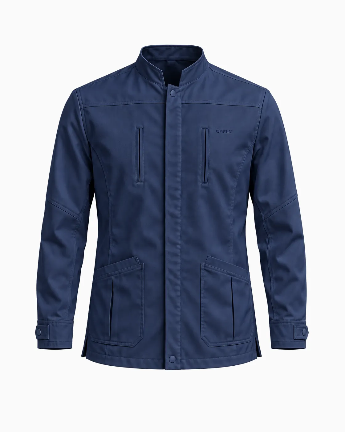 Utility Field Jacket — Front · Navy