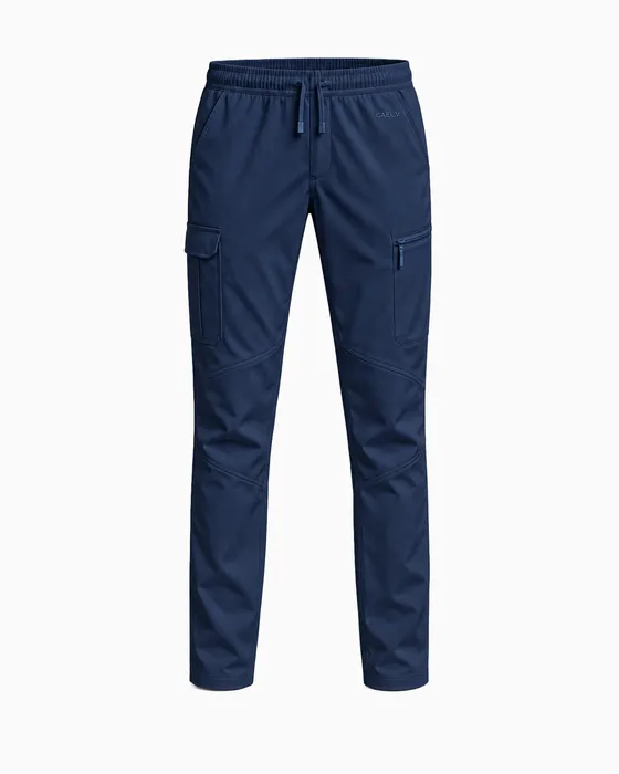 Drawstring Cargo Pant, Navy