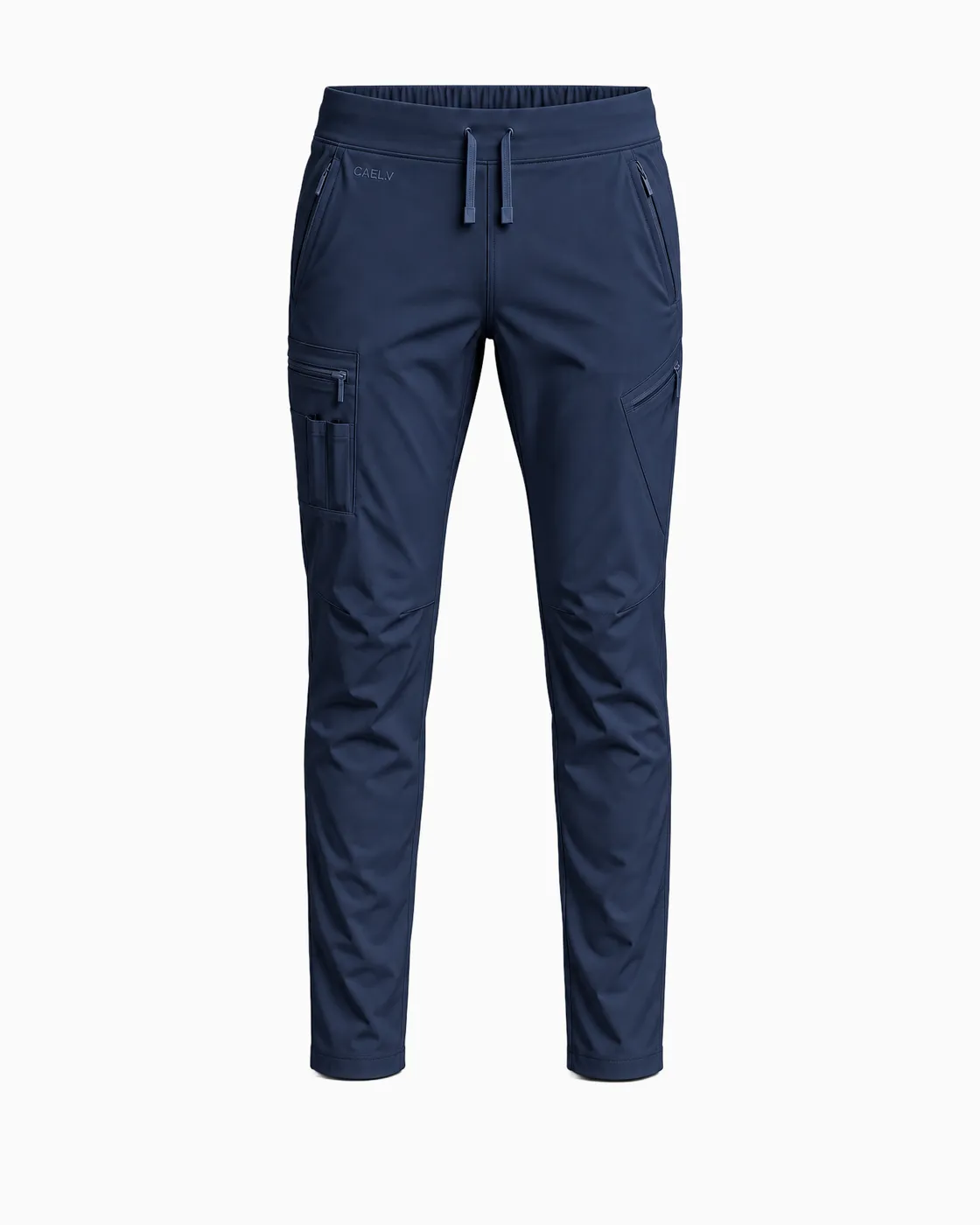 Tapered Utility Pant — Front · Navy