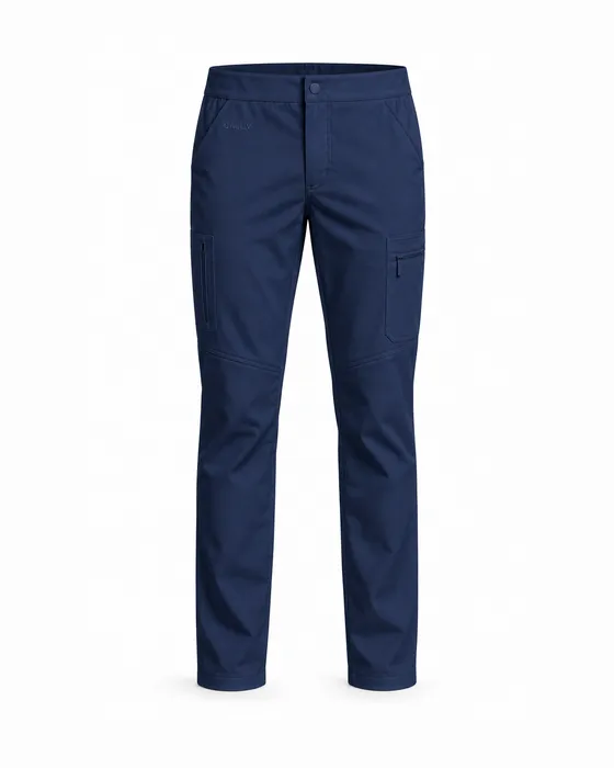 Button-Waist Chino Pant, Navy