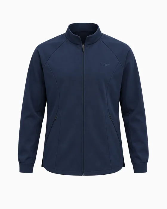 Zip Warm-Up Jacket, Navy