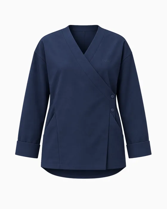Wrap Jacket, Navy