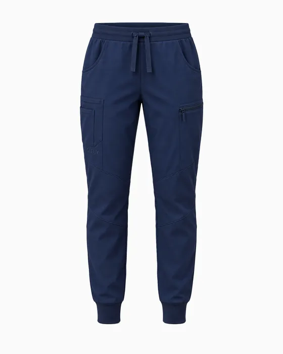 Drawstring Cargo Jogger, Navy