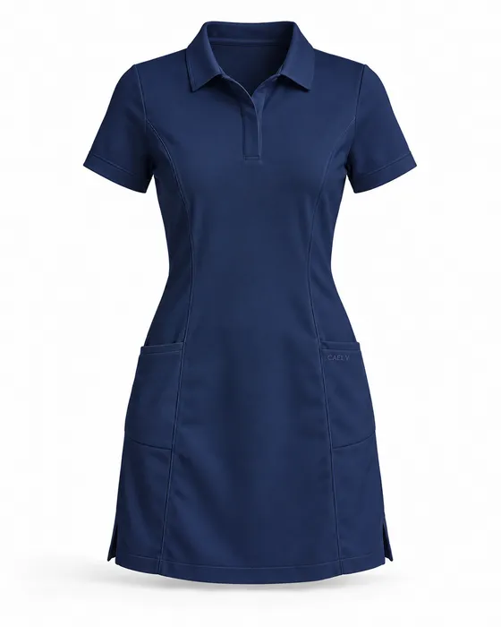 Sport Polo Dress, Navy
