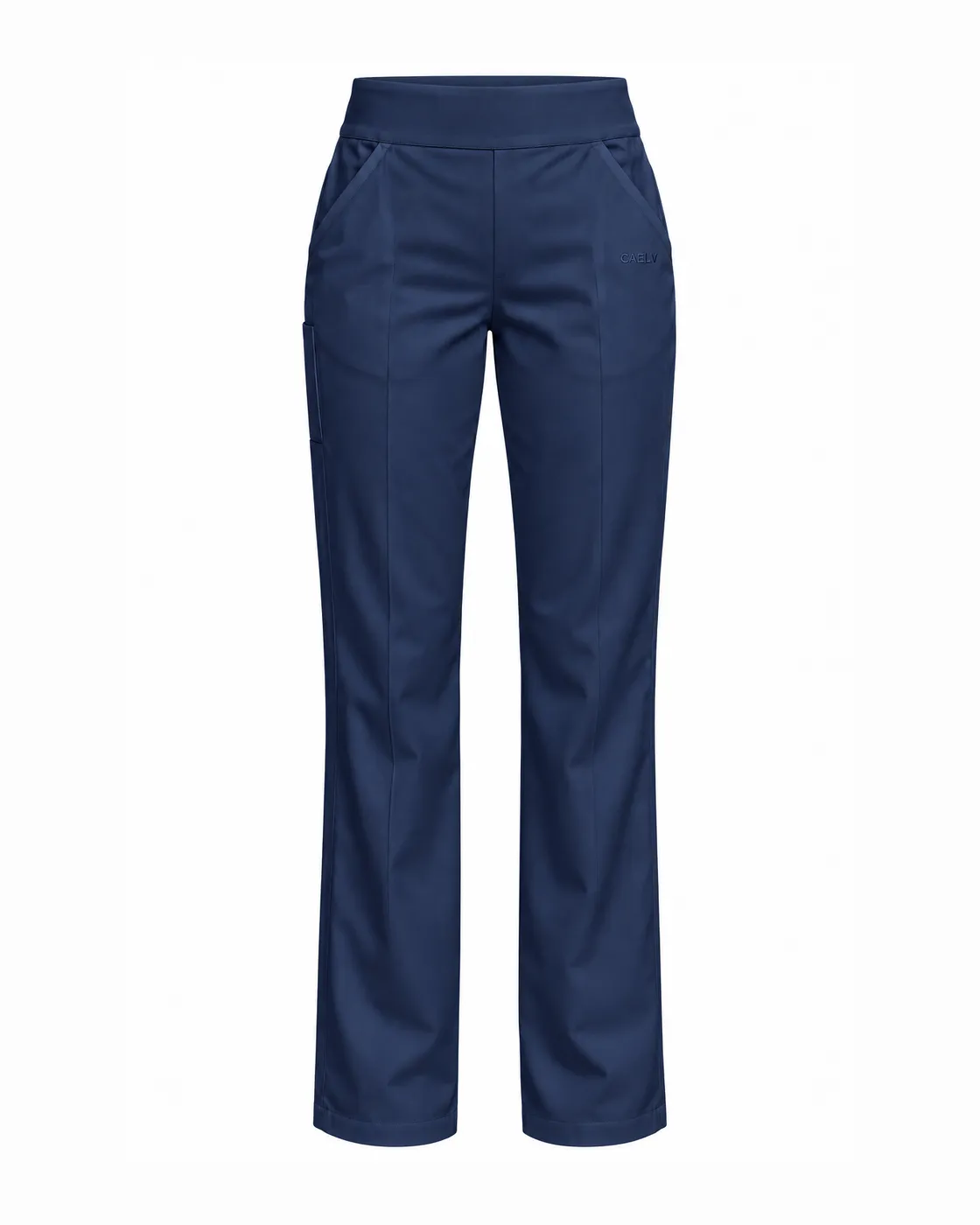 Relaxed Straight Pant — Front · Navy