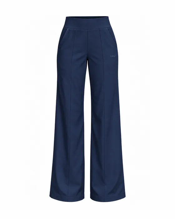 Wide-Leg Flow Pant, Navy