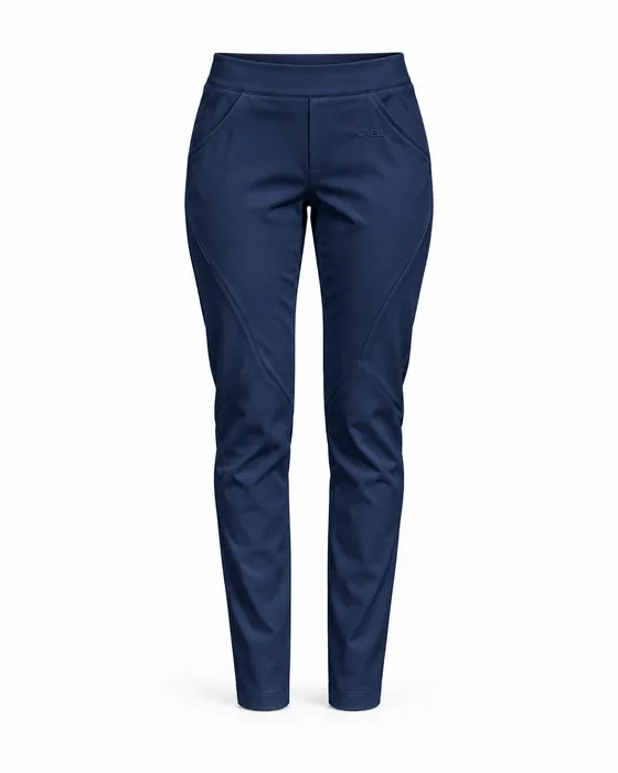 Sculpt-Seam Tapered Pant, Navy