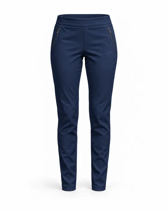 Performance Zip Pant, Navy