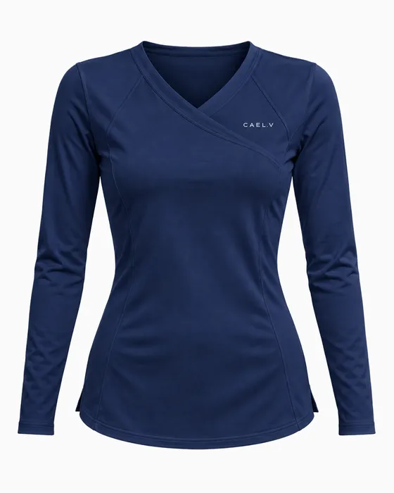 Crossover V-Neck Underscrub, Navy